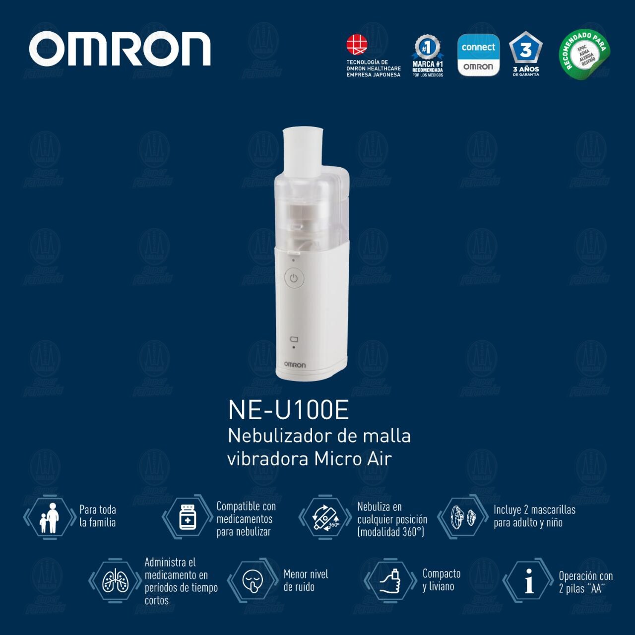 Nebulizador Omron Portátil de Bolsillo, 1 pz. image number 2