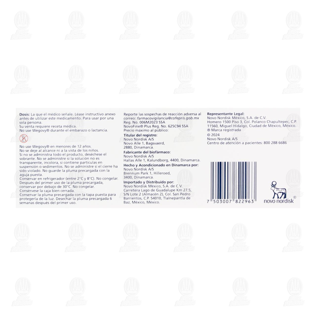 Wegovy 1mg/dosis 1.34mg/ml Solución Inyectable, 1 Pluma Precargada. image number 2