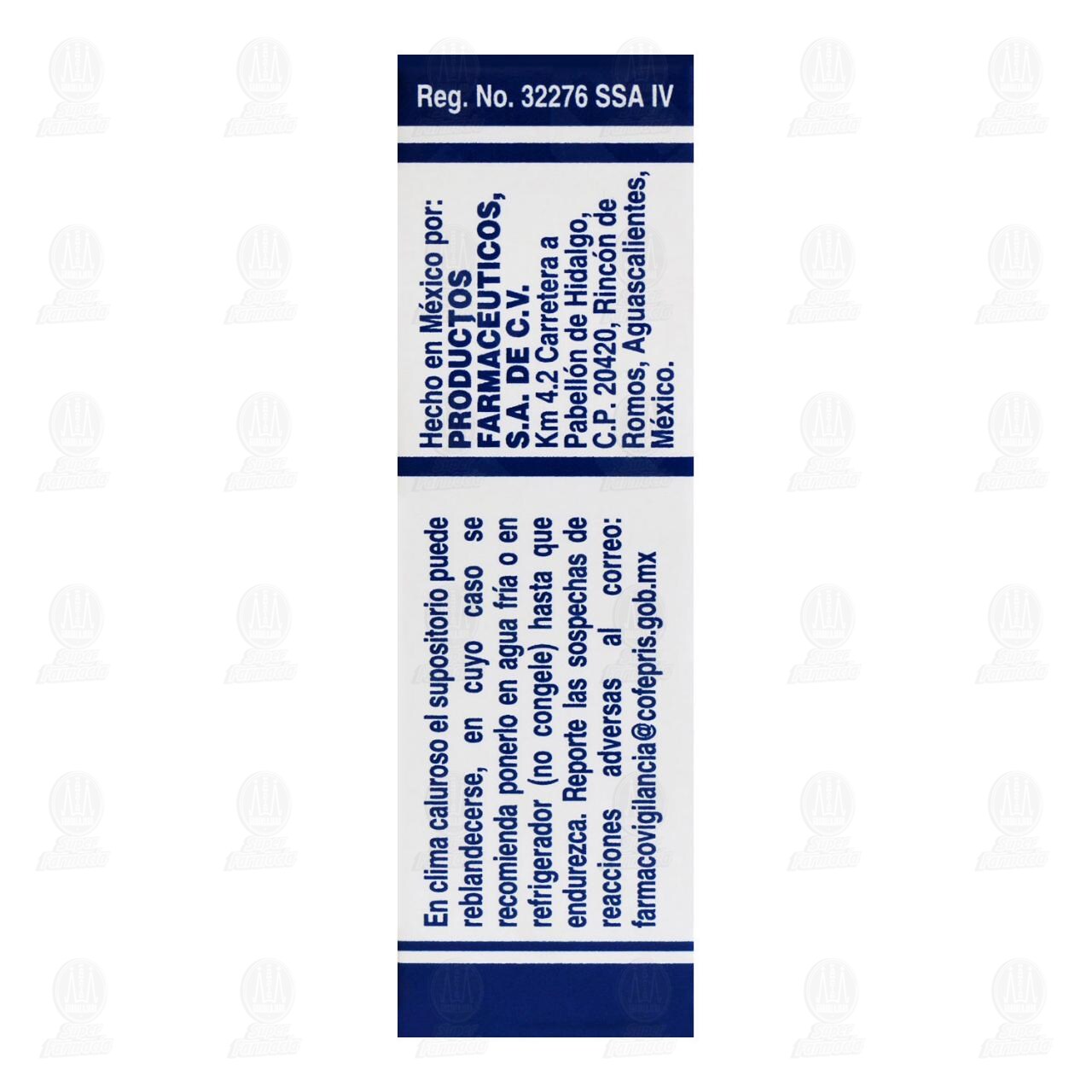 A-migdobis Adulto 0.044 gr, 2 Supositorios. image number 3