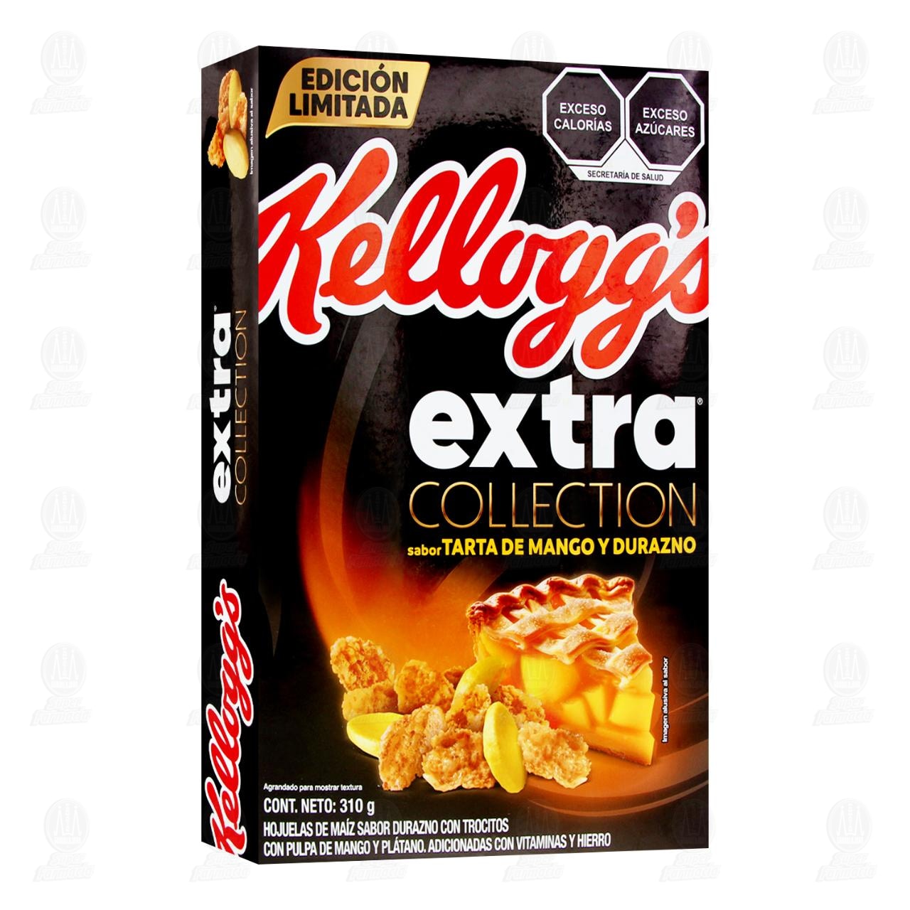 Imagen para Cereal Kellogg's Extra Collection Sabor Tarta de Mango y Durazno, 310 gr.