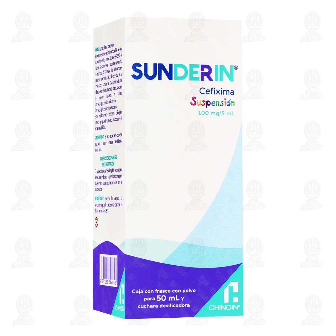 Sunderin 100mg/5ml Suspensi&oacute;n, 50 ml. image number 0