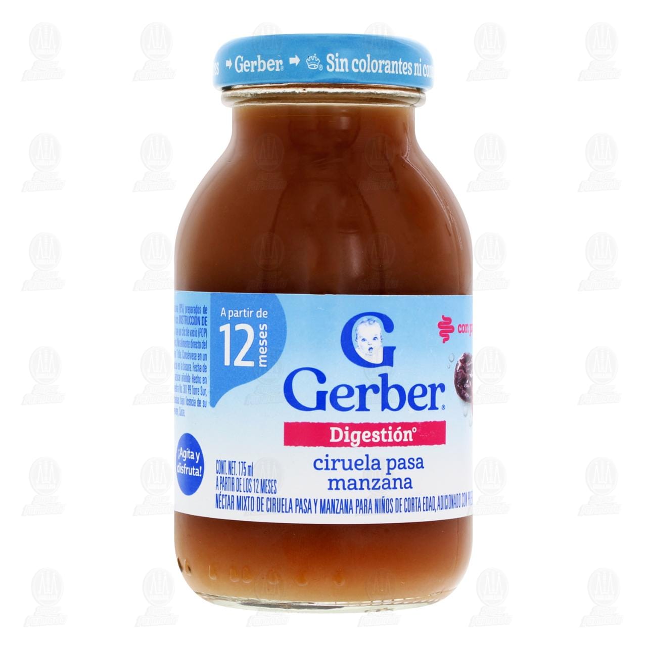 Imagen para Nectar Mixto Gerber Digestión Ciruela Pasa y Manzana a Partir de 12 Meses, 175 ml.