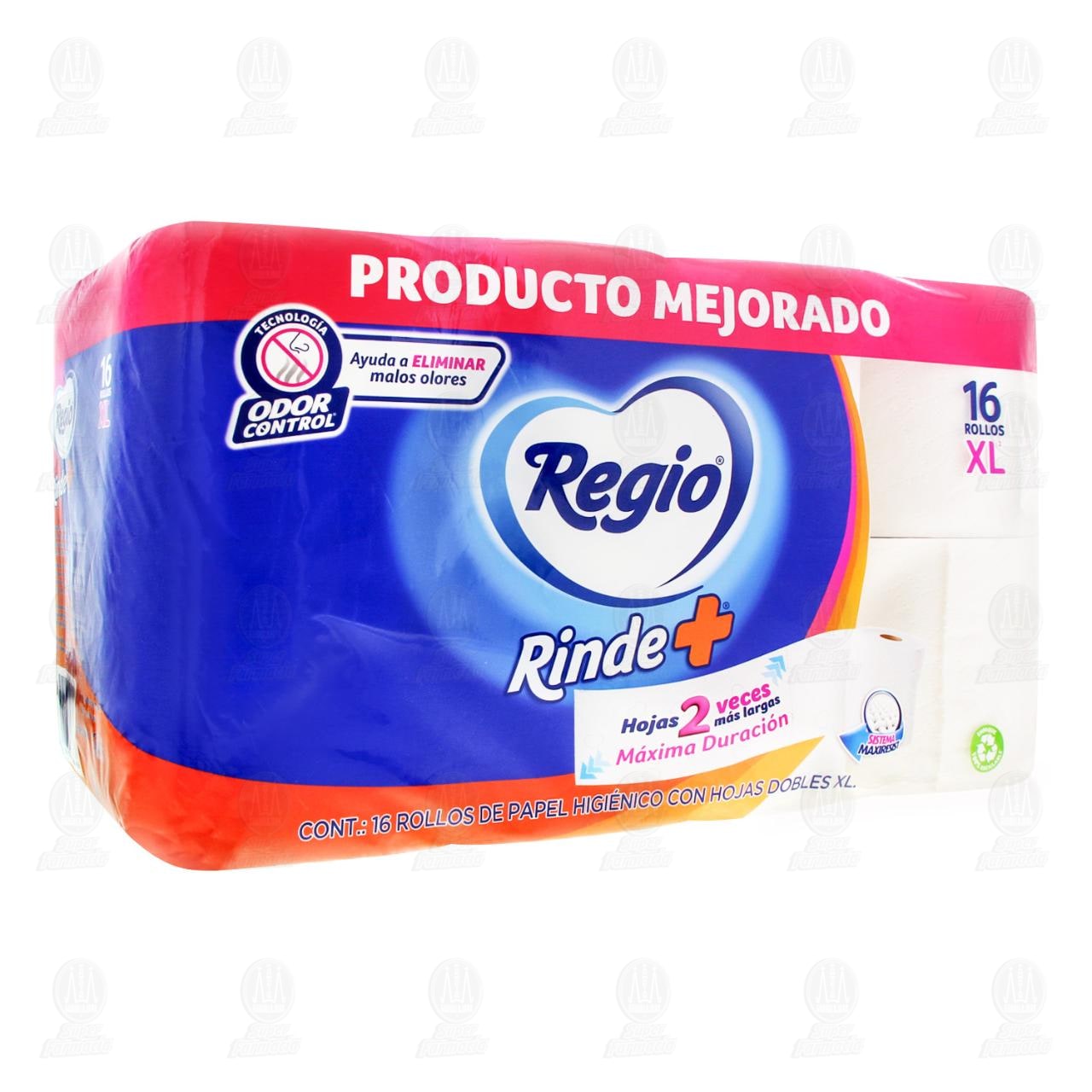 Imagen para Papel Higiénico Regio Rinde Más, 16 pzas.