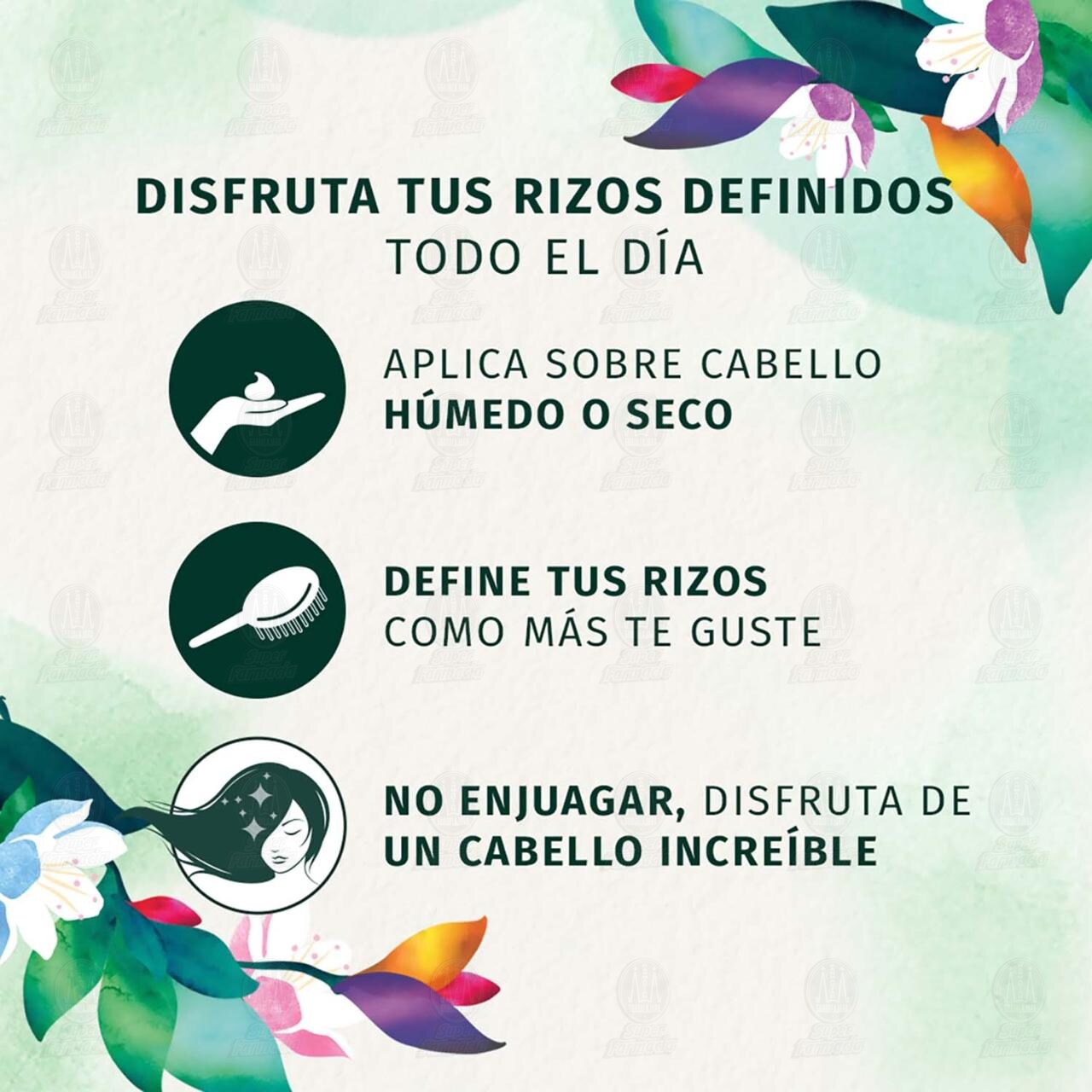 Pack Herbal Essences Shampoo Suavidad Rosa de 400 ml + Espuma Modeladora Cabello Rizo de 200 gr, 2 pzas. image number 4