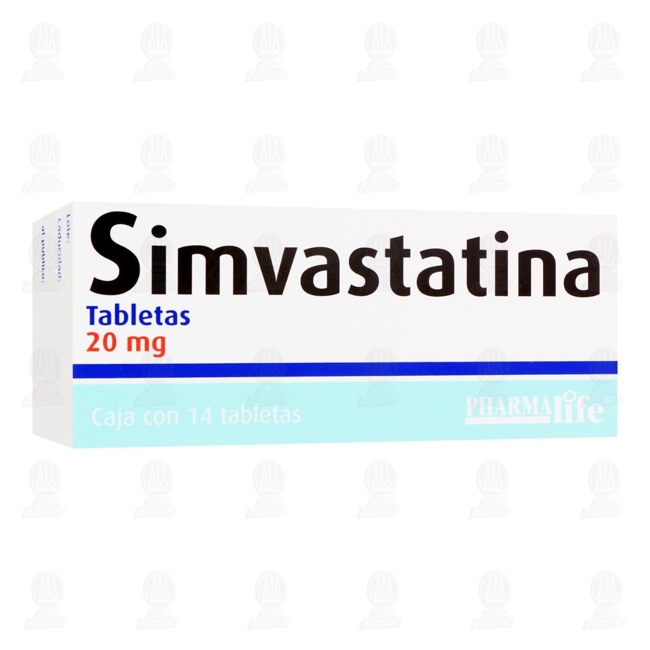 Imagen para Simvastatina 20 mg, 14 Tabletas Pharmalife.