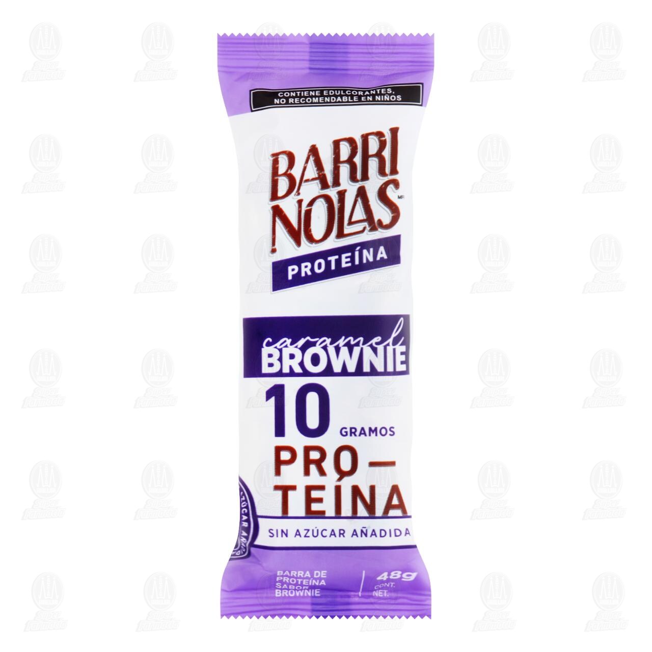 Barra Barrinolas Caramel Brownie sin Az&uacute;car A&ntilde;adida, 48 gr. image number 0