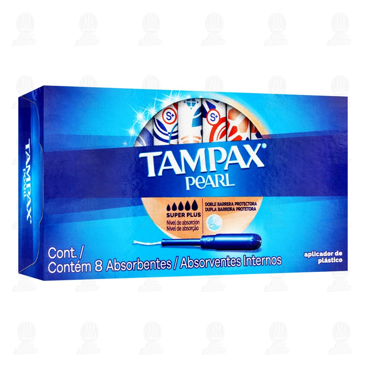 Imagen para Tampón Tampax Pearl Super Plus, 8 pzas.