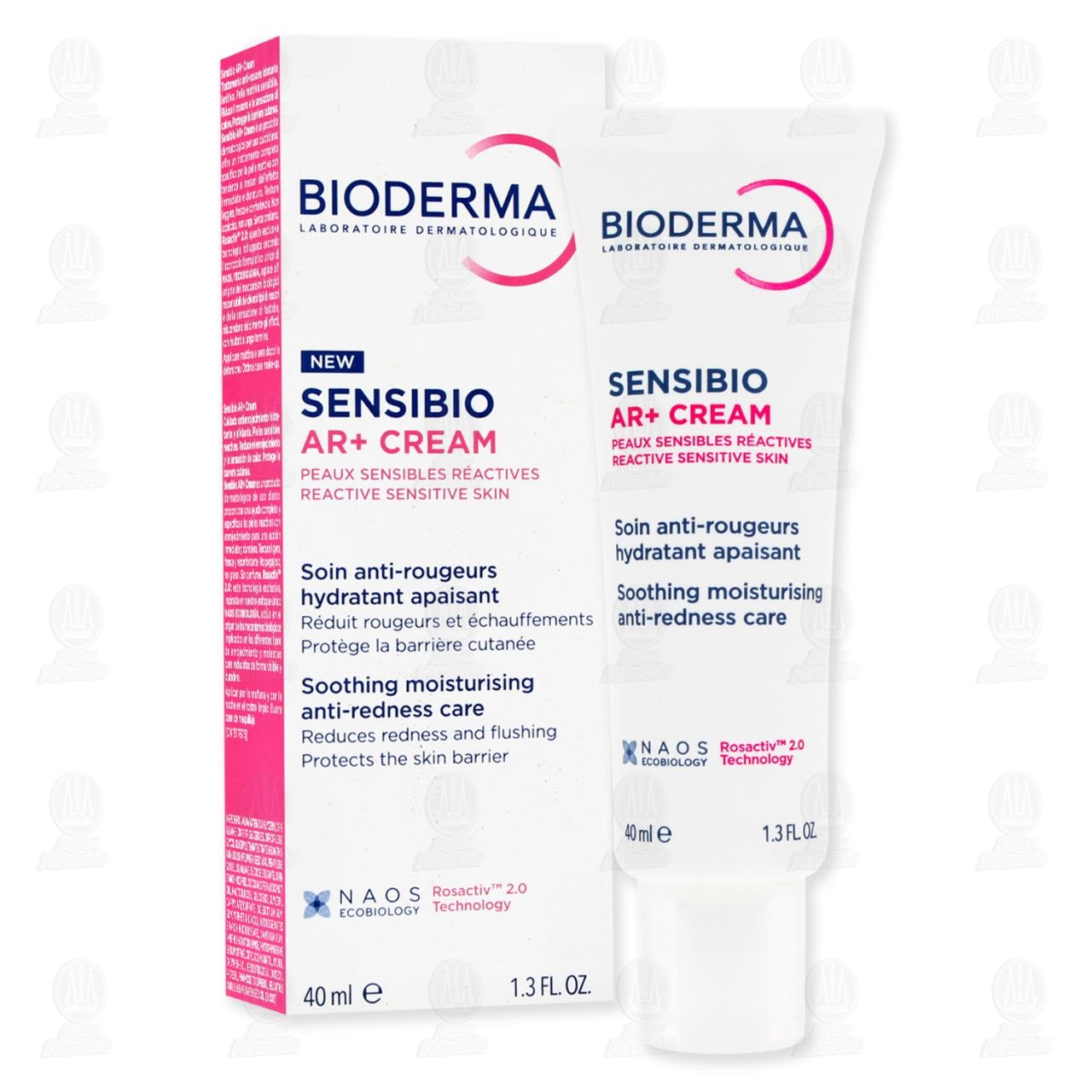 Crema Sensibio Bioderma Ar+ Cuidado Antirojecimiento, 40 ml. image number 3