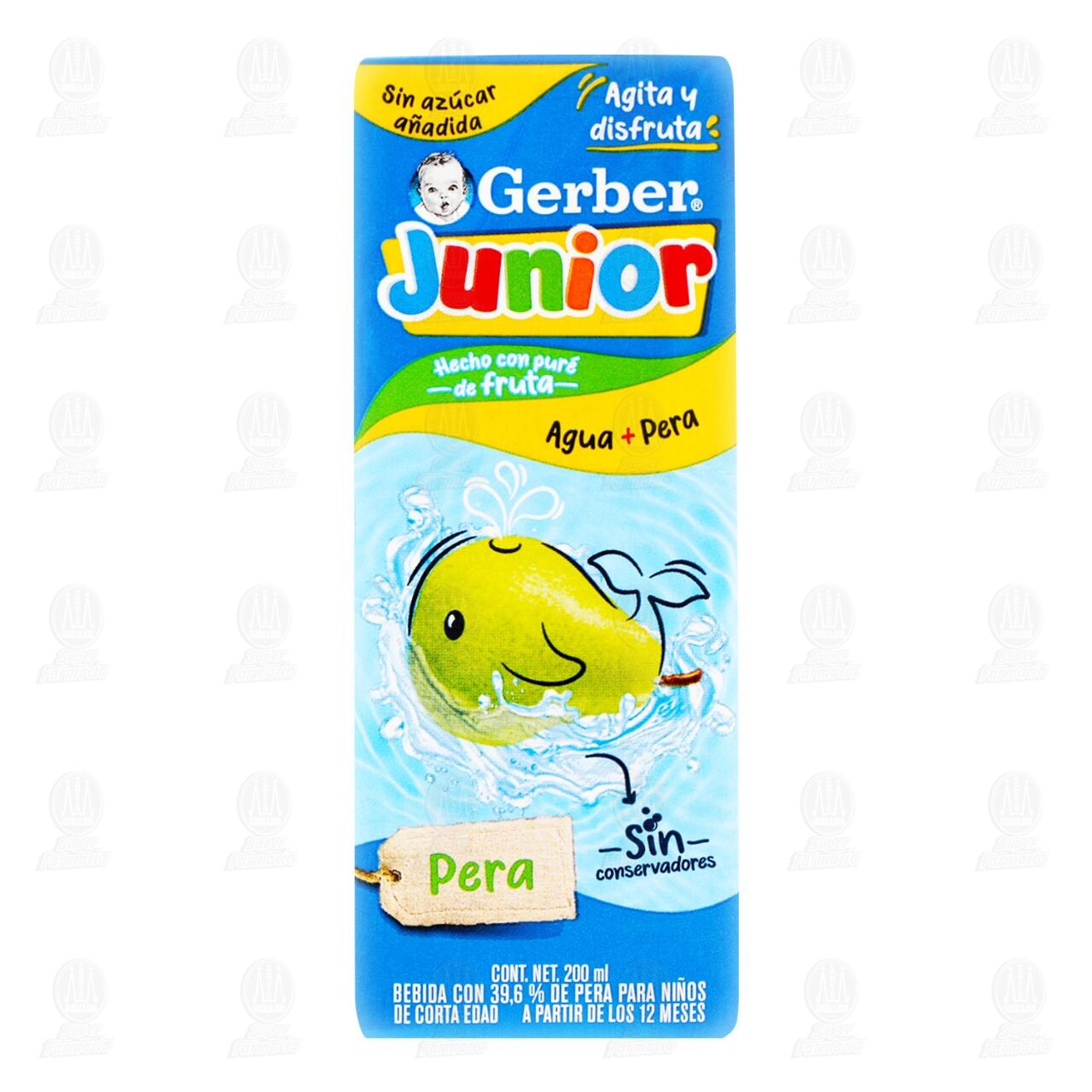 Bebida Gerber Junior Pera a Partir de los 12 Meses, 200 ml. image number 1