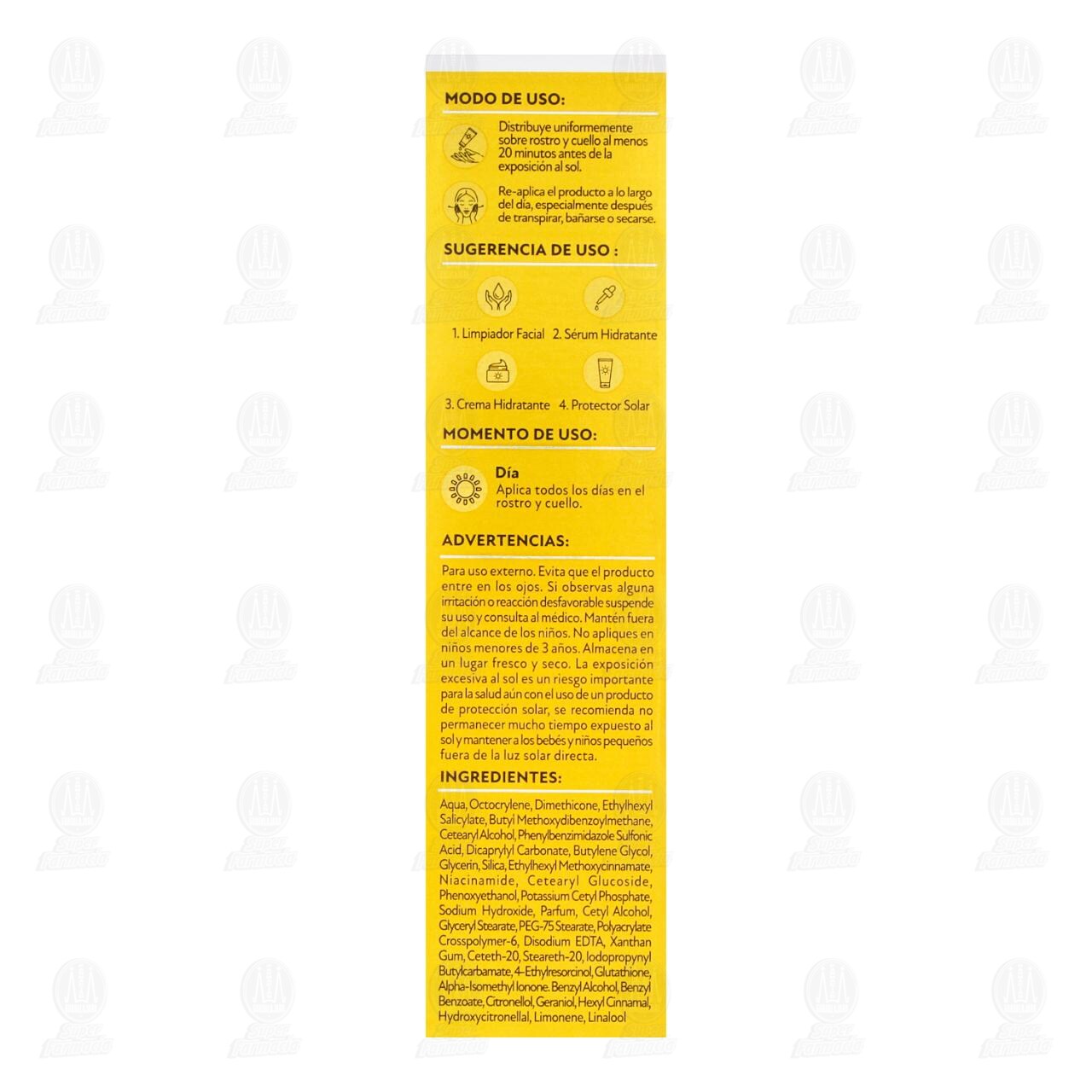 Protector Solar Facial Pond's Niasorcinol Bright FPS 50, 40 gr. image number 2