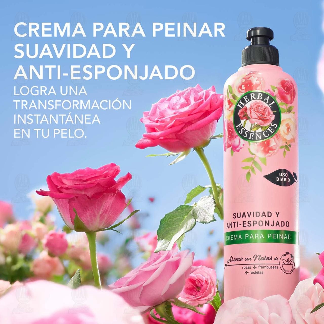 Crema para Peinar Herbal Essences Suavidad y Anti-Esponjado, 300 ml. image number 4