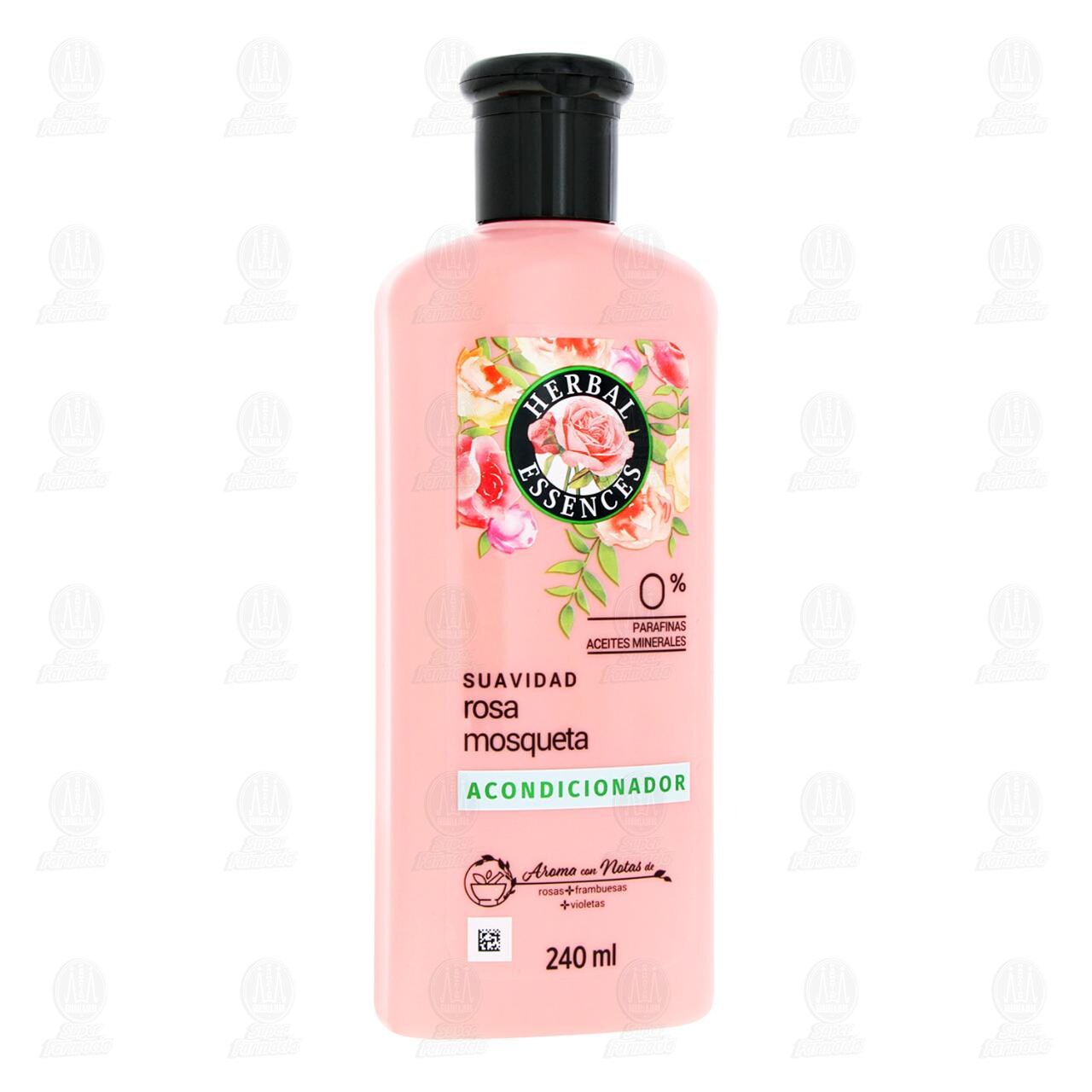 Acondicionador Herbal Essences Suavidad Rosa Mosqueta, 240 ml.
