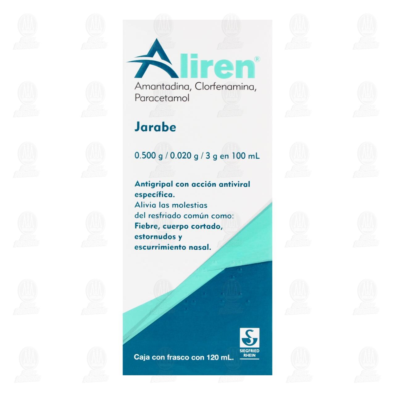 Aliren Jarabe 0.500gr/0.020gr/3gr, 120 ml. image number 1