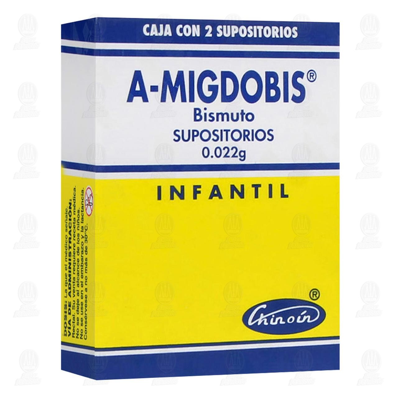A-migdobis Infantil 0.022 gr, 2 Supositorios. image number 0