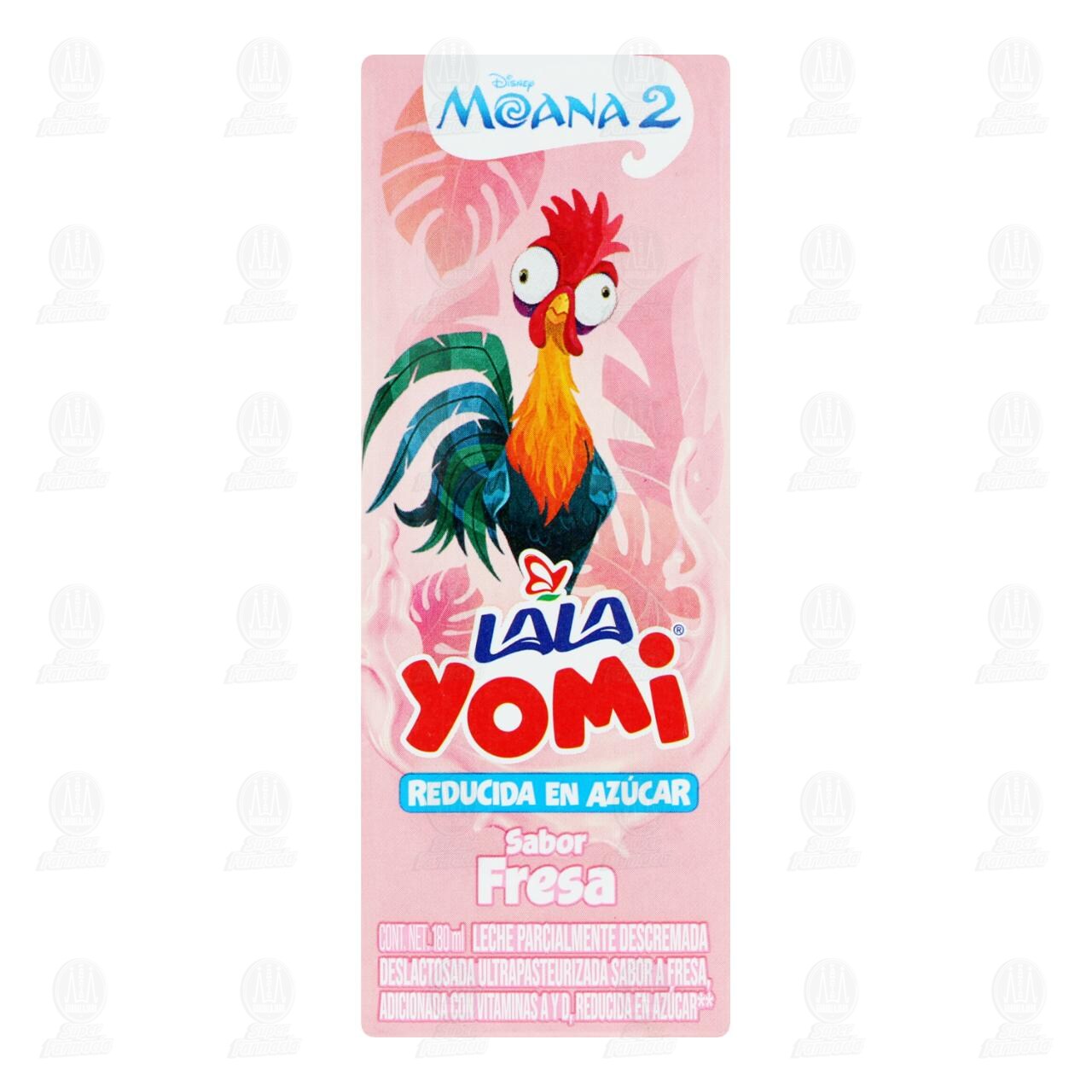 Leche Lala Yomi Sabor Fresa, 180 ml. image number 1