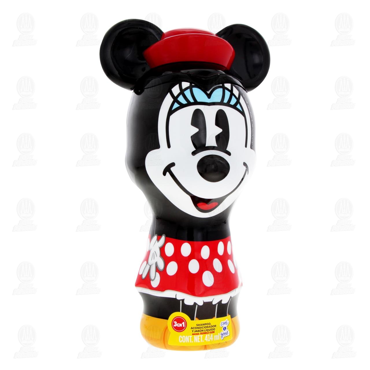 Imagen para Shampoo, Acondicionador y Jabón Líquido Cool & Good Disney Minnie Mouse Aroma a Chicle, 414 ml.