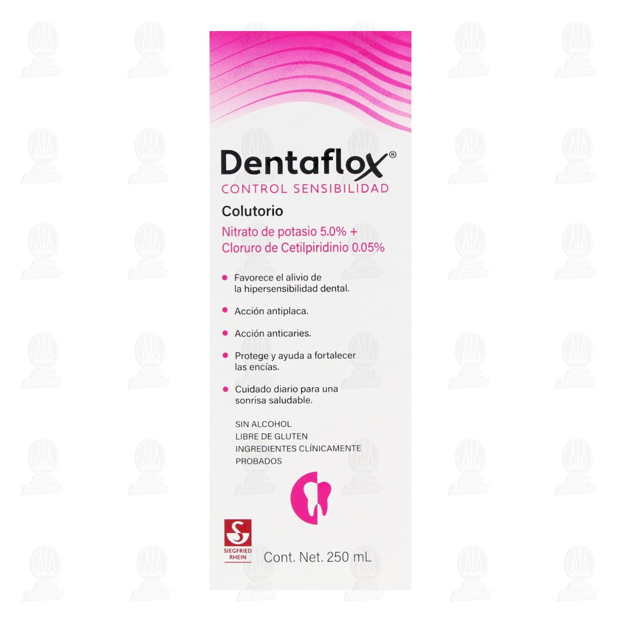 Dentaflox Control Sensibilidad Colutorio, 250 ml. image number 2