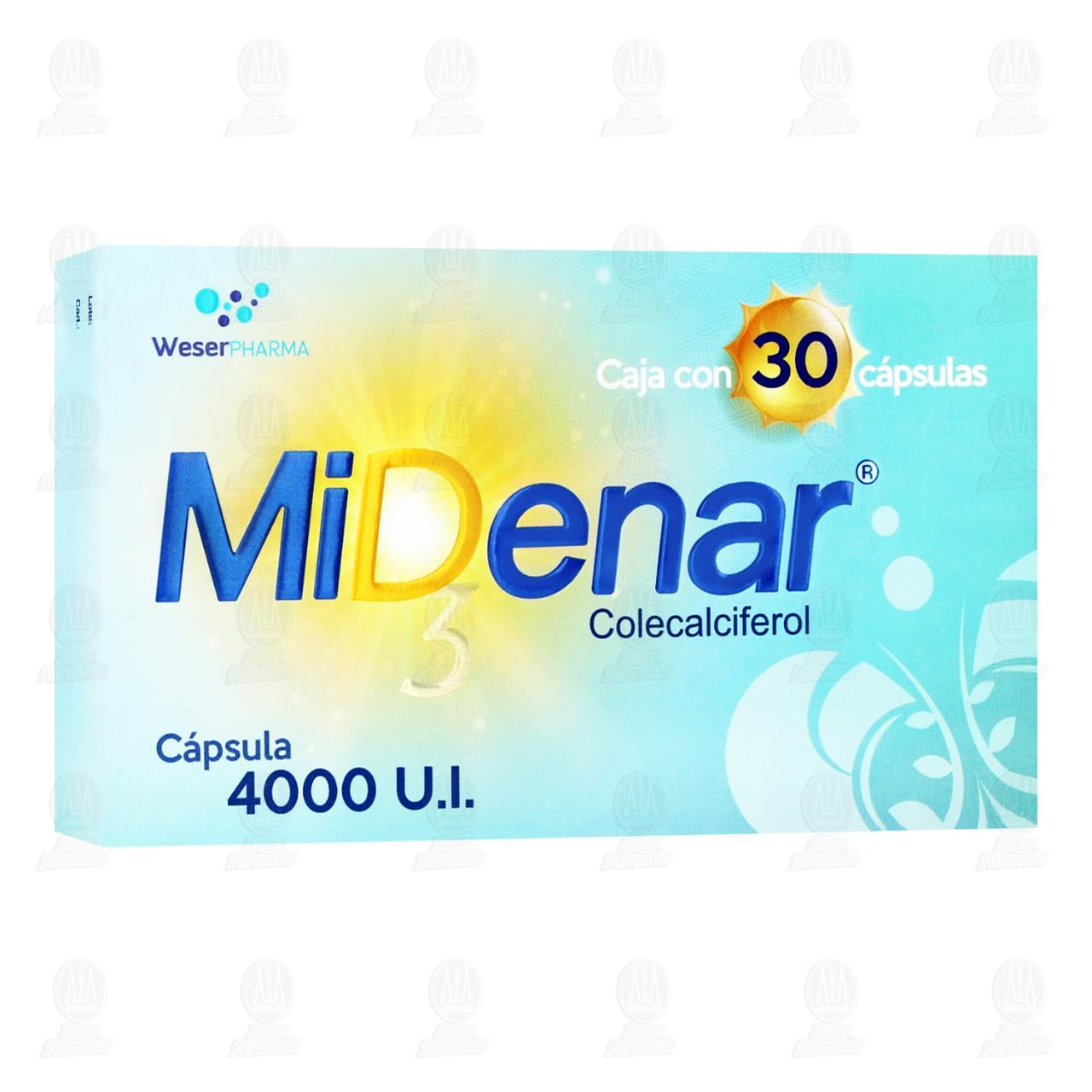 Imagen para Midenar 4000 UI, 30 Cápsulas.