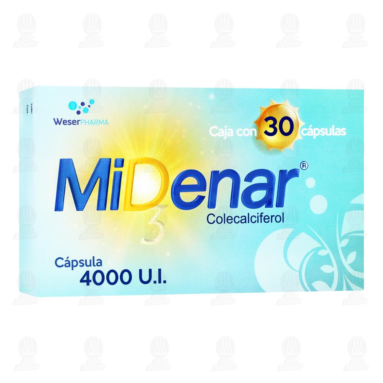 Midenar 4000 UI, 30 C&aacute;psulas. image number 0