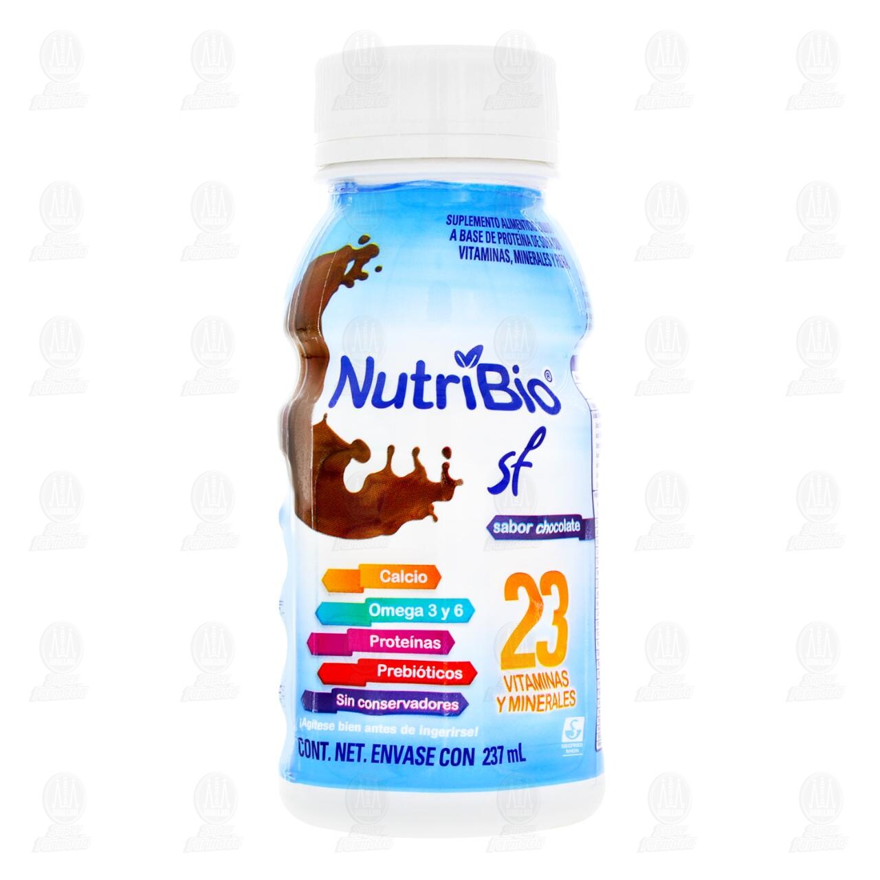 Nutribio Sf Sabor Chocolate, 237 ml. image number 1