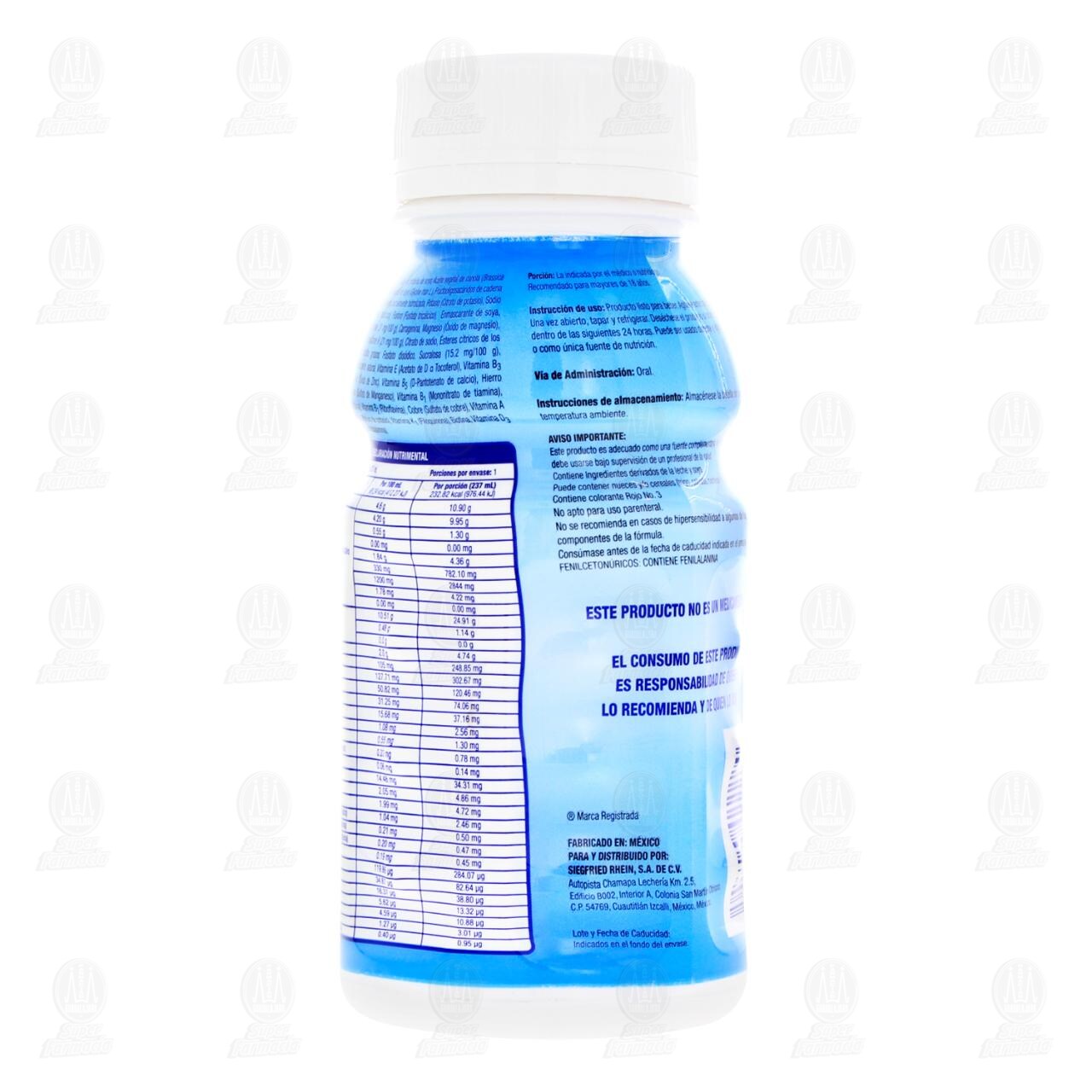 Nutribio Sf Sabor Fresa, 237 ml. image number 2