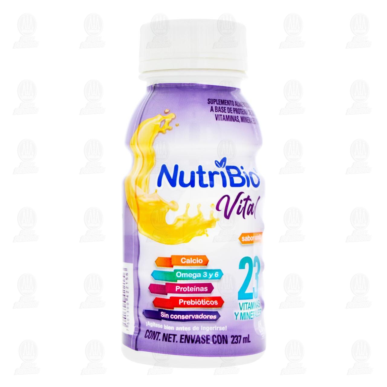 Nutribio Vital Sabor Vainilla, 237 ml. image number 0