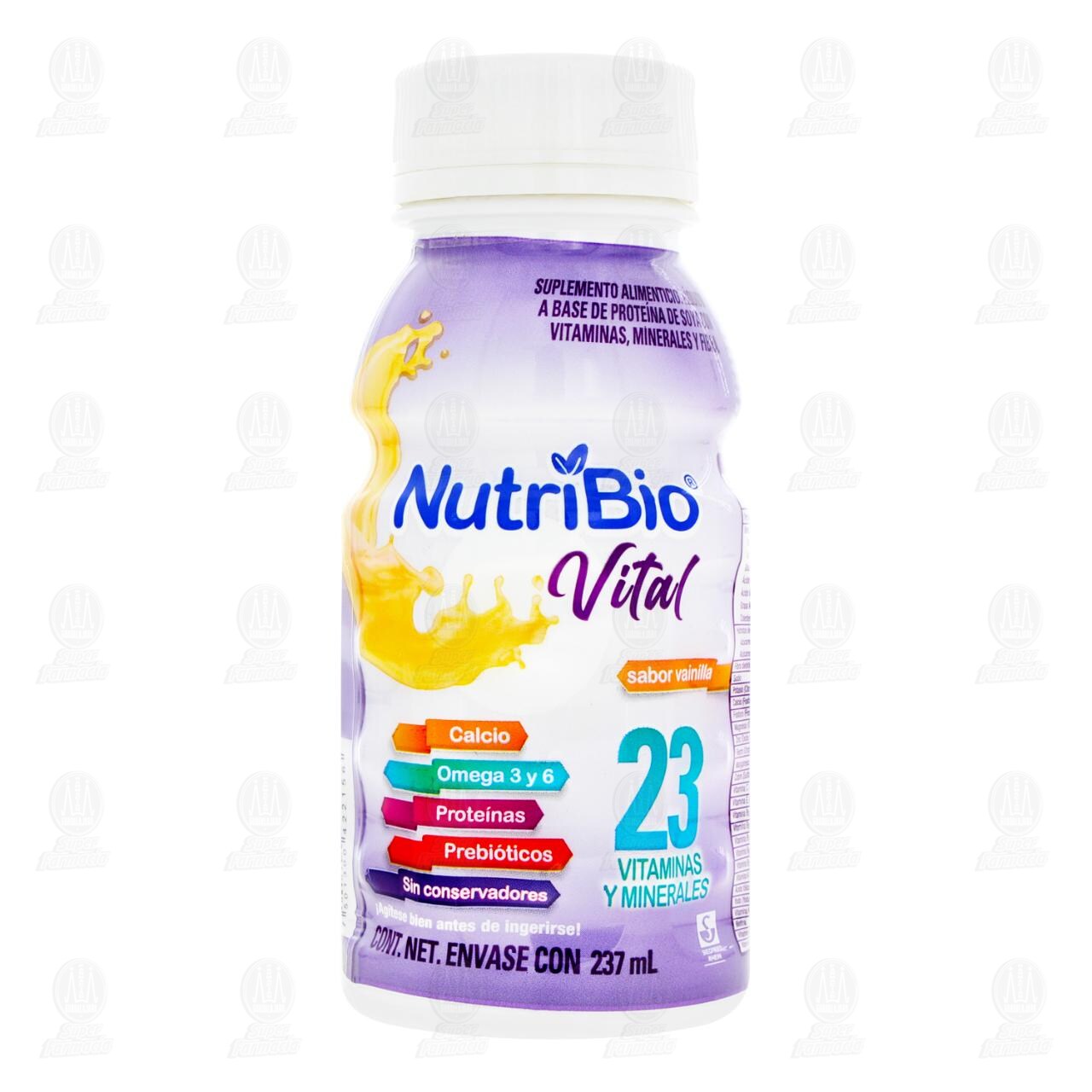 Nutribio Vital Sabor Vainilla, 237 ml. image number 1