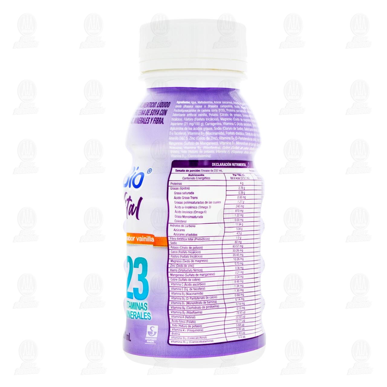 Nutribio Vital Sabor Vainilla, 237 ml. image number 3