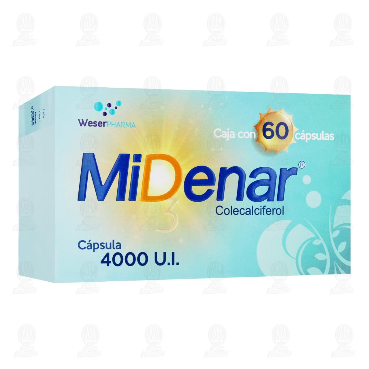 Midenar 4000 UI, 60 C&aacute;psulas. image number 0