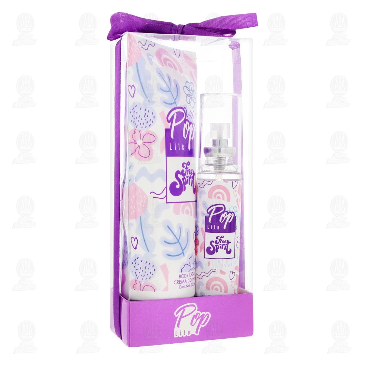 Imagen para Pack Pop Life Free Spirit Crema Corporal de 180 ml + Loción Corporal de 60 ml, 2 pzas.