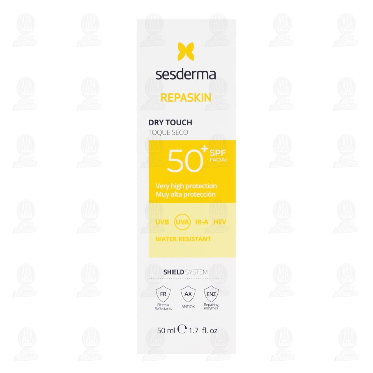 Fotoprotector Solar Facial Sesderma Repaskin Dry Touch SPF 50+, 50 ml. image number 1