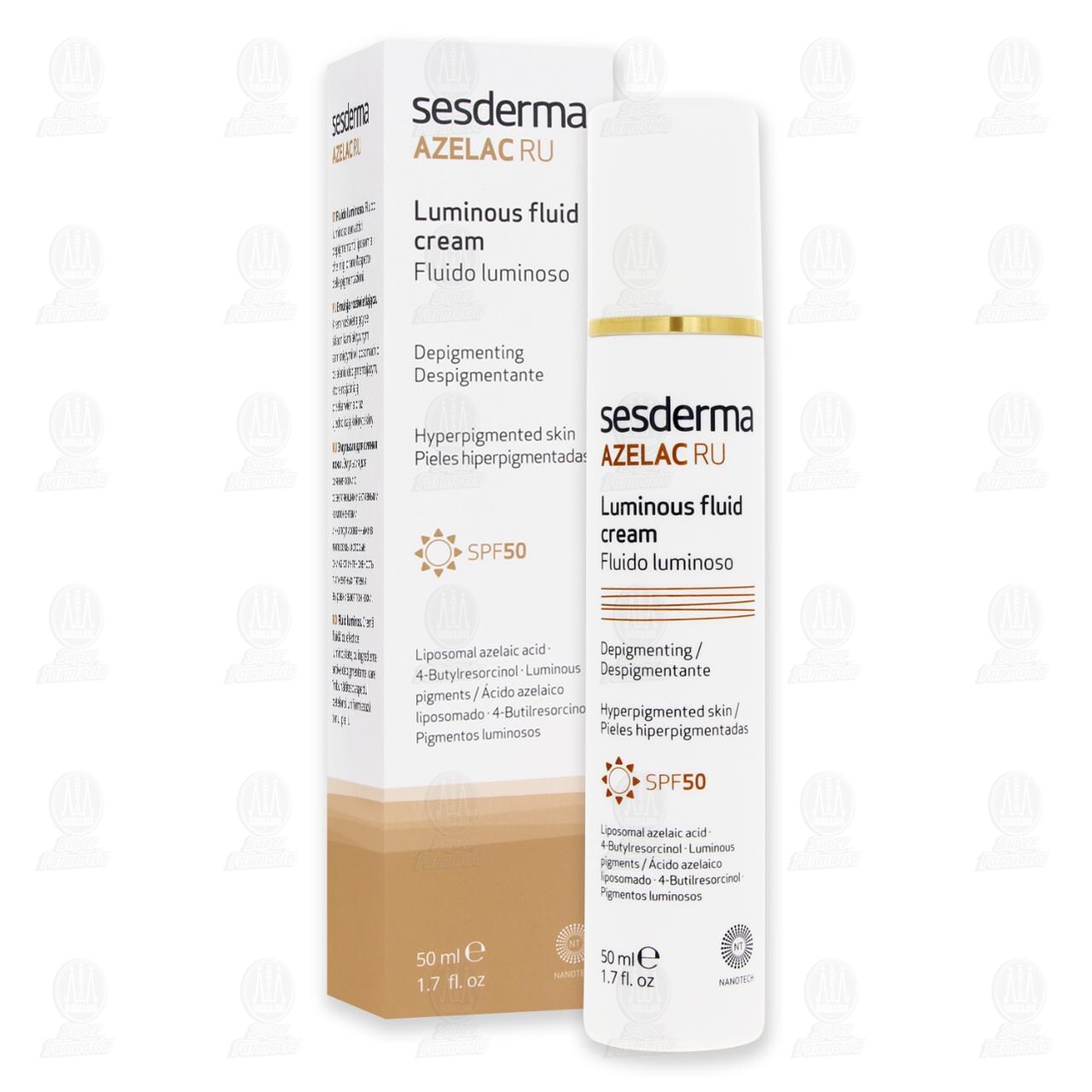 Fluido Luminoso Sesderma Azelac Ru SFP 50, 50 ml. image number 2