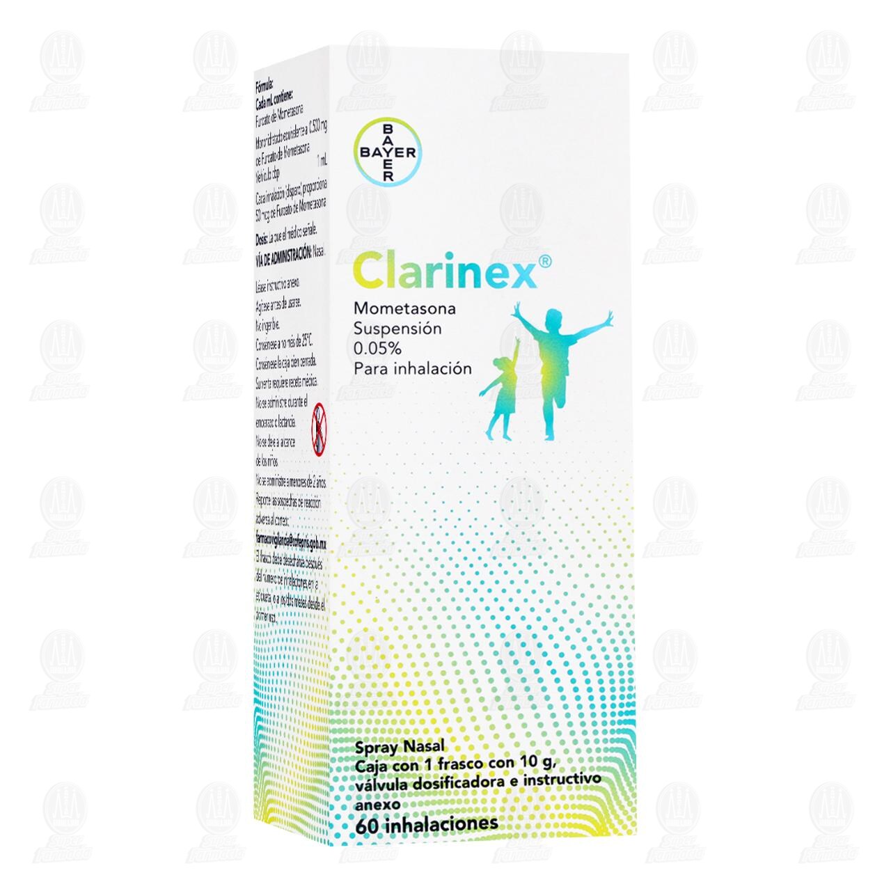 Clarinex 0.05% Suspensi&oacute;n para Inhalaci&oacute;n, 10 gr 60 Inhalaciones. image number 0