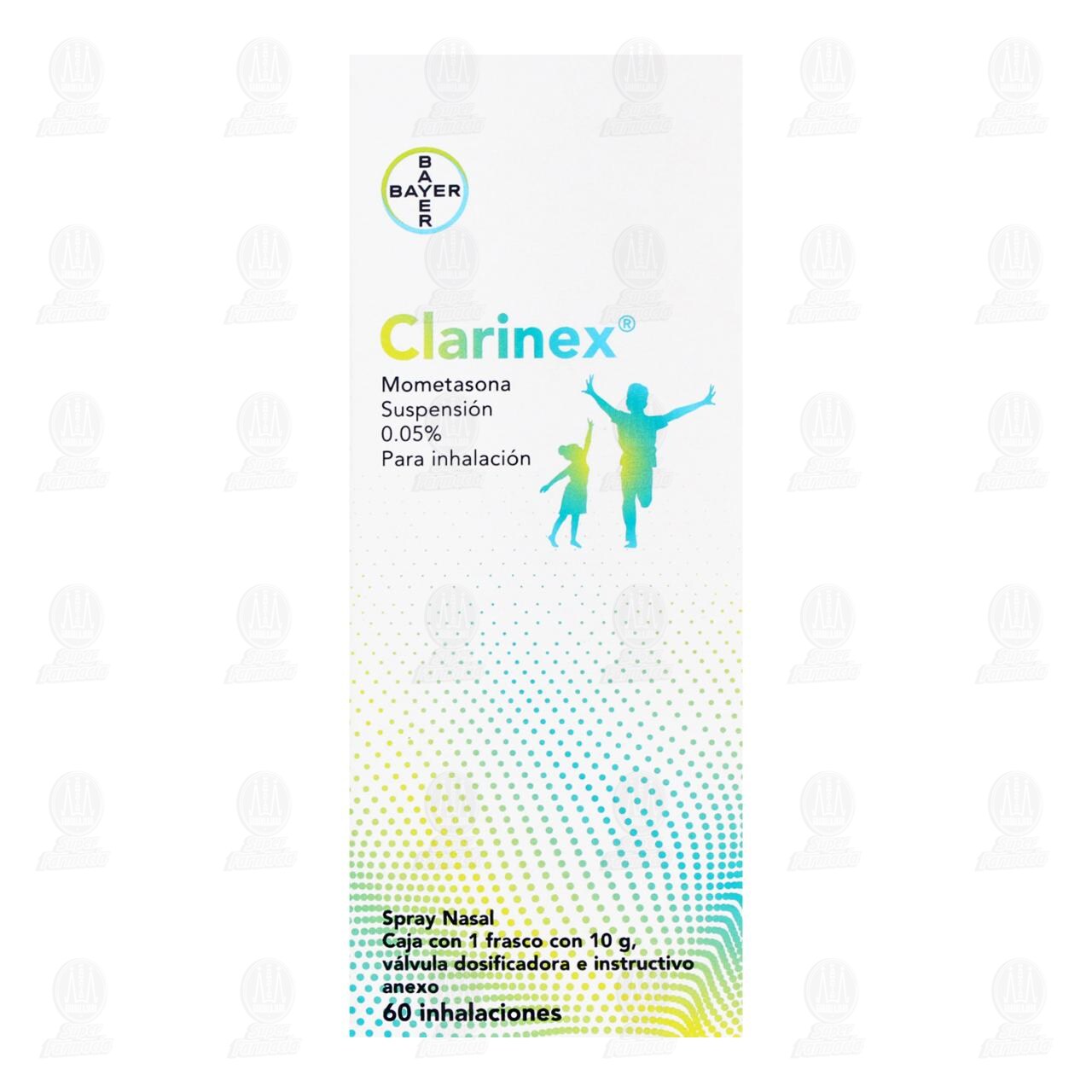 Clarinex 0.05% Suspensi&oacute;n para Inhalaci&oacute;n, 10 gr 60 Inhalaciones. image number 1