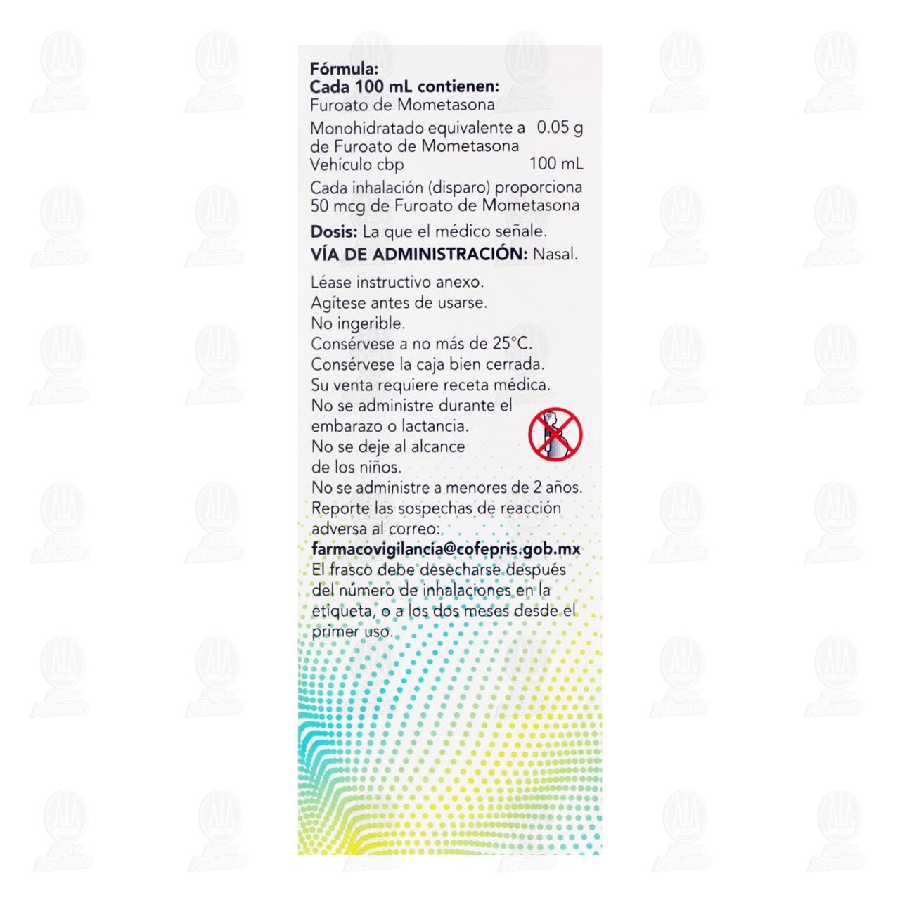 Clarinex 0.05% Suspensi&oacute;n para Inhalaci&oacute;n, 18 gr 140 Inhalaciones. image number 2