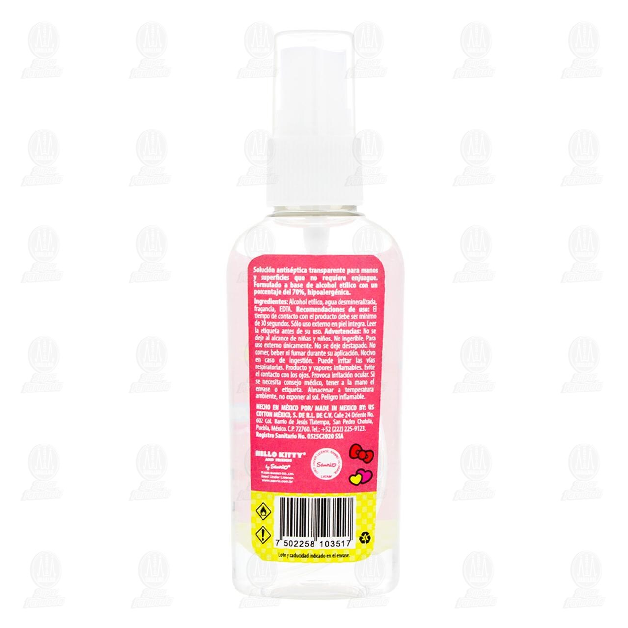 Soluci&oacute;n Antis&eacute;ptica Zuum Klin Sspray Multiusos Edici&oacute;n Hello Kitty And Friends, 60 ml. image number 2