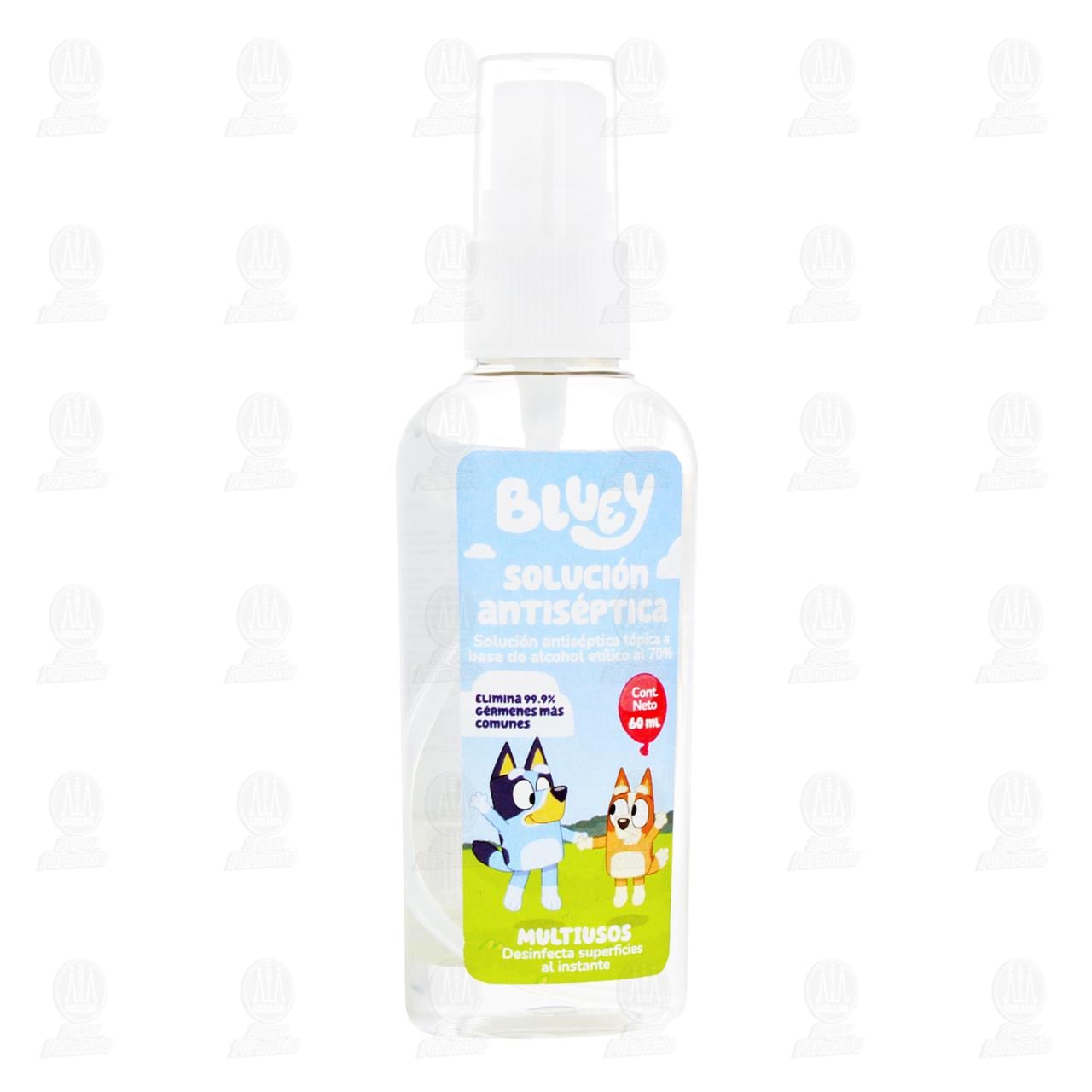 Soluci&oacute;n Antis&eacute;ptica Zuum Klin Sspray Multiusos Edici&oacute;n Bluey, 60 ml.