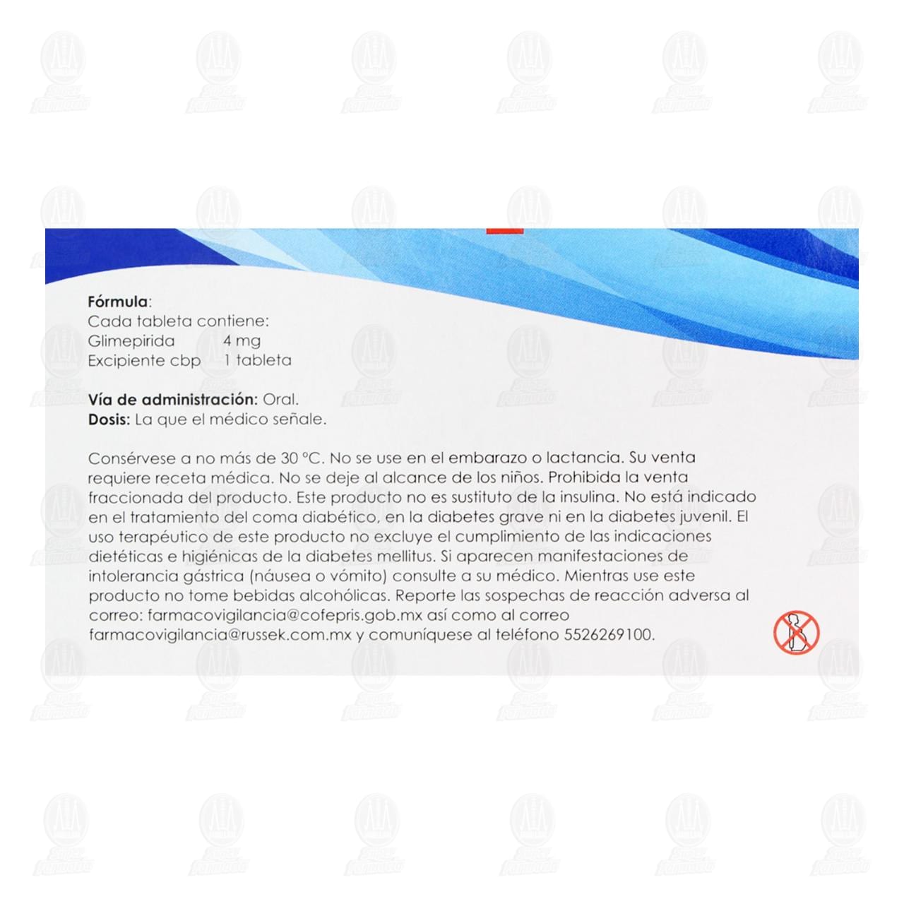 Glimepirida 4 mg, 30 Tabletas Pharmalife. image number 2