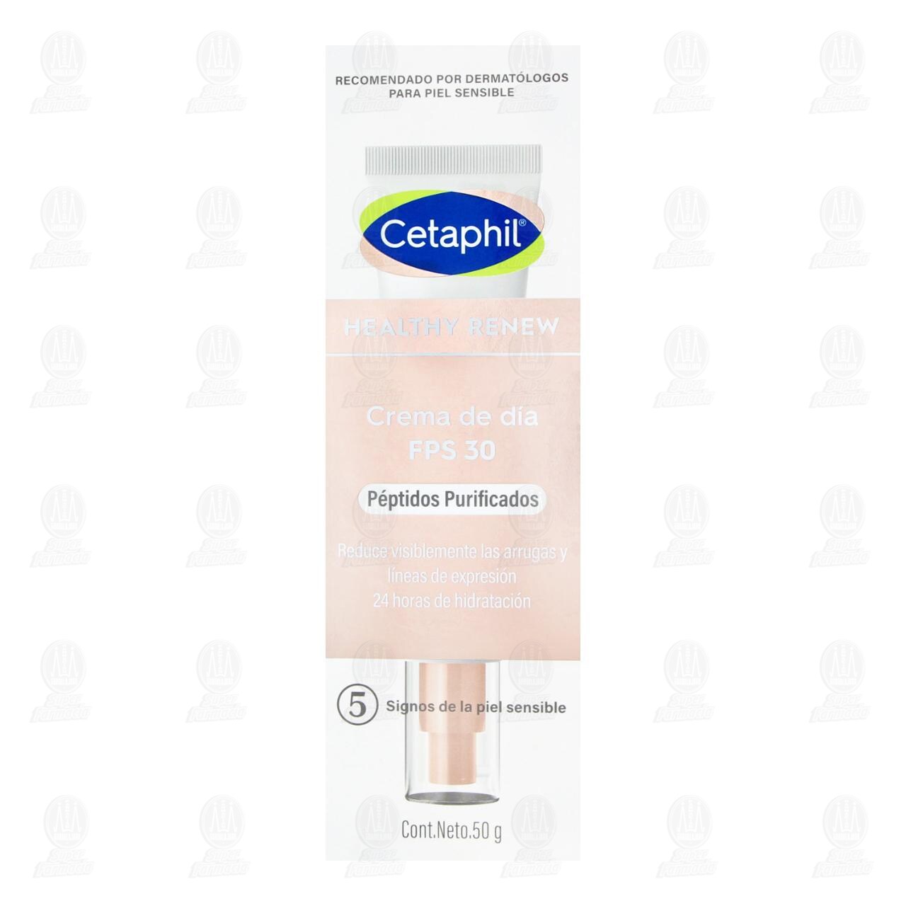 Cetaphil Healthy Renew Crema de D&iacute;a P&eacute;ptidos Purificados FPS 30, 50 gr. image number 1