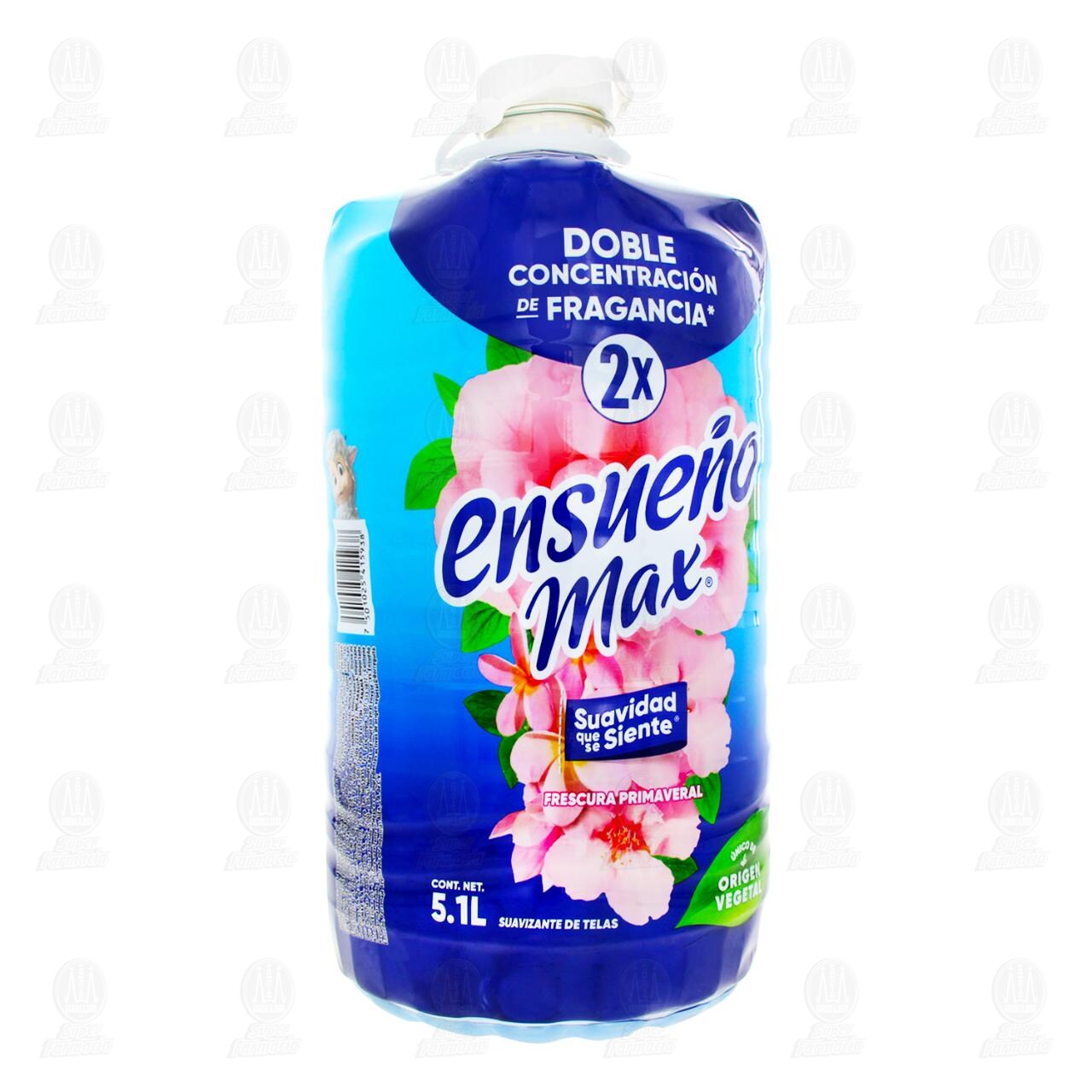 Suavizante para Telas Ensue&ntilde;o Max Frescura Primaveral, 5.1 l. image number 0