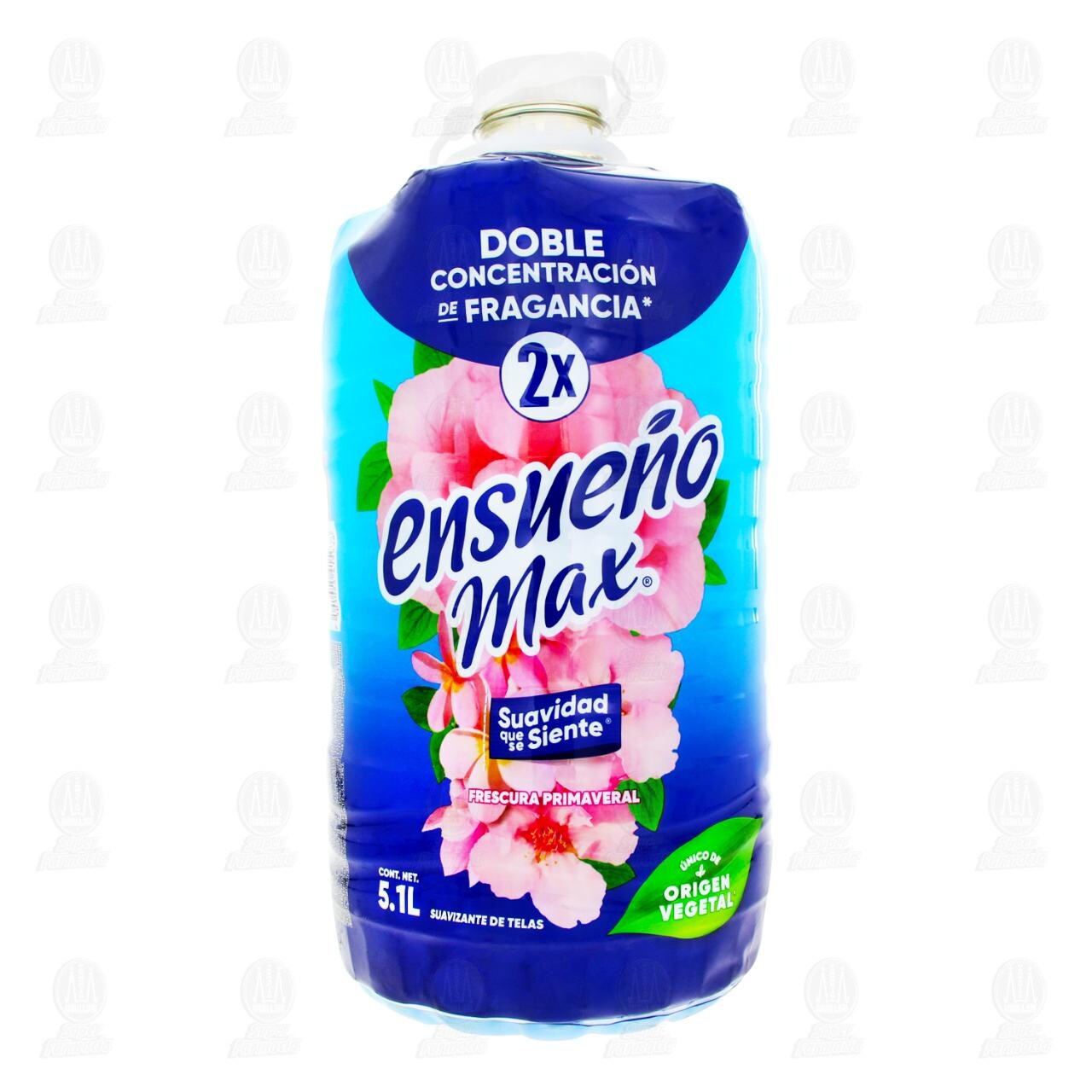 Suavizante para Telas Ensue&ntilde;o Max Frescura Primaveral, 5.1 l. image number 1