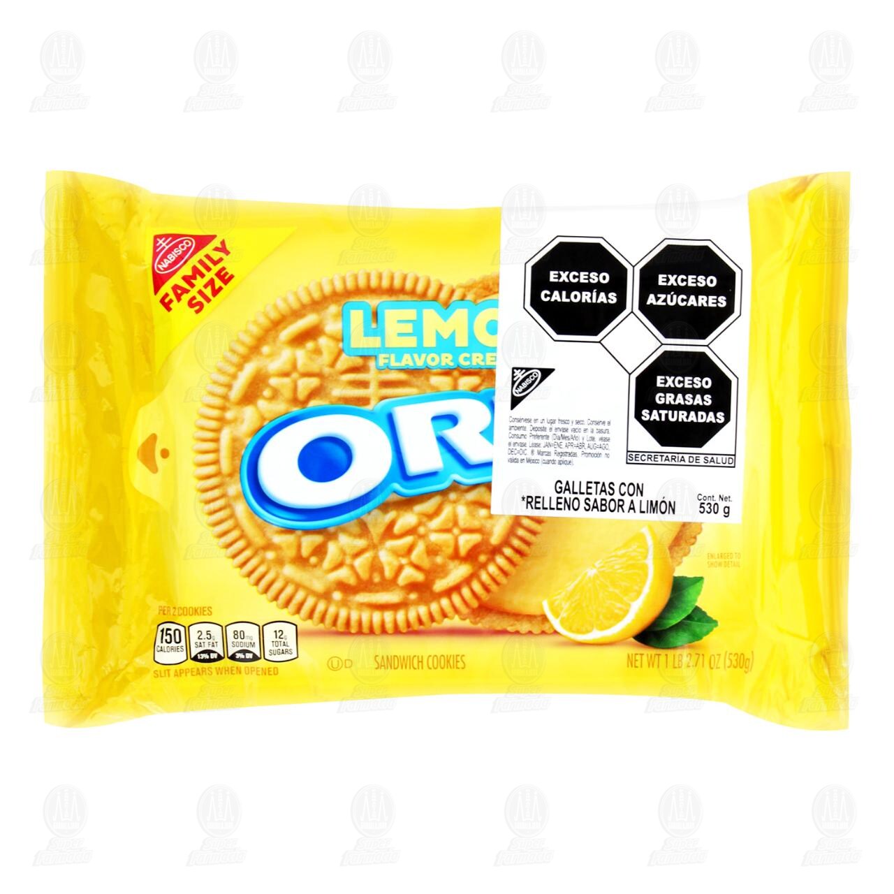 Imagen para Galletas Oreo Sabor a Limón, 530 gr.