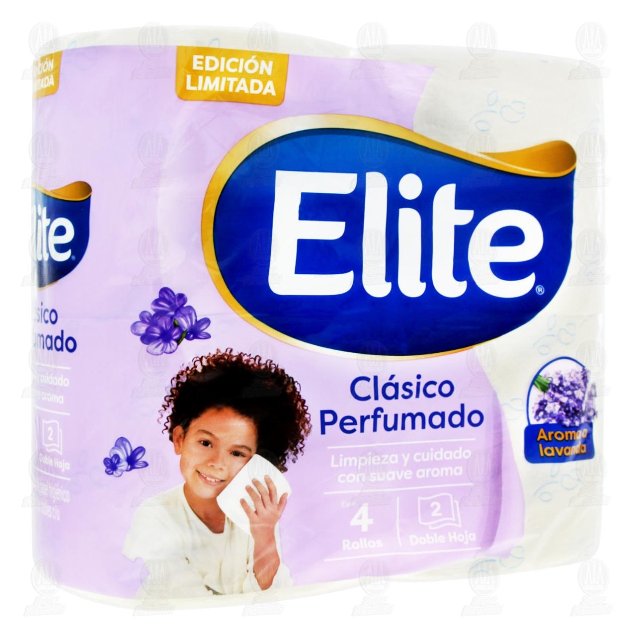 Imagen para Papel Higiénico Elite Clásico Perfumado, 4 pzas.