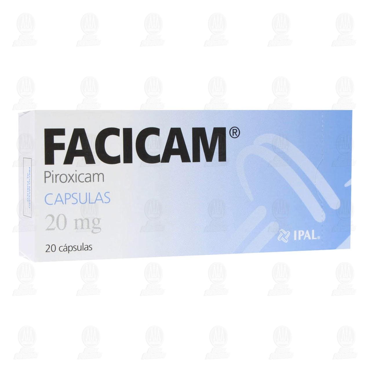 Facicam 20 mg, 20 C&aacute;psulas. image number 0