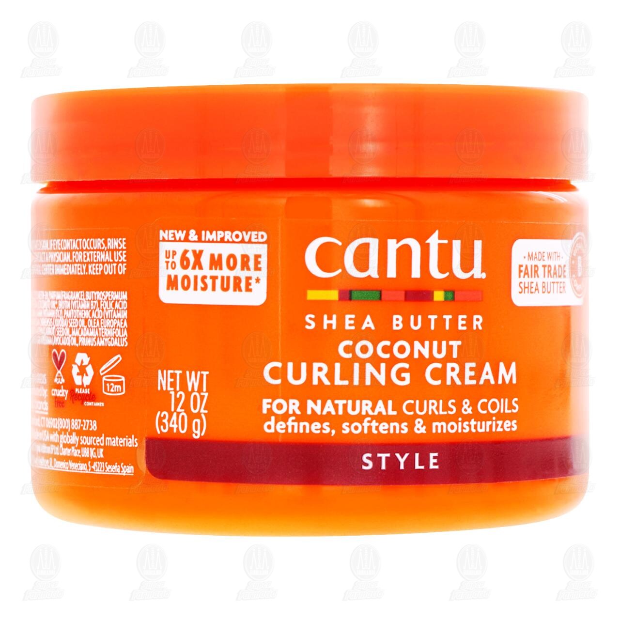 Crema Cantu de Coco para Rizos, 340 gr. image number 0