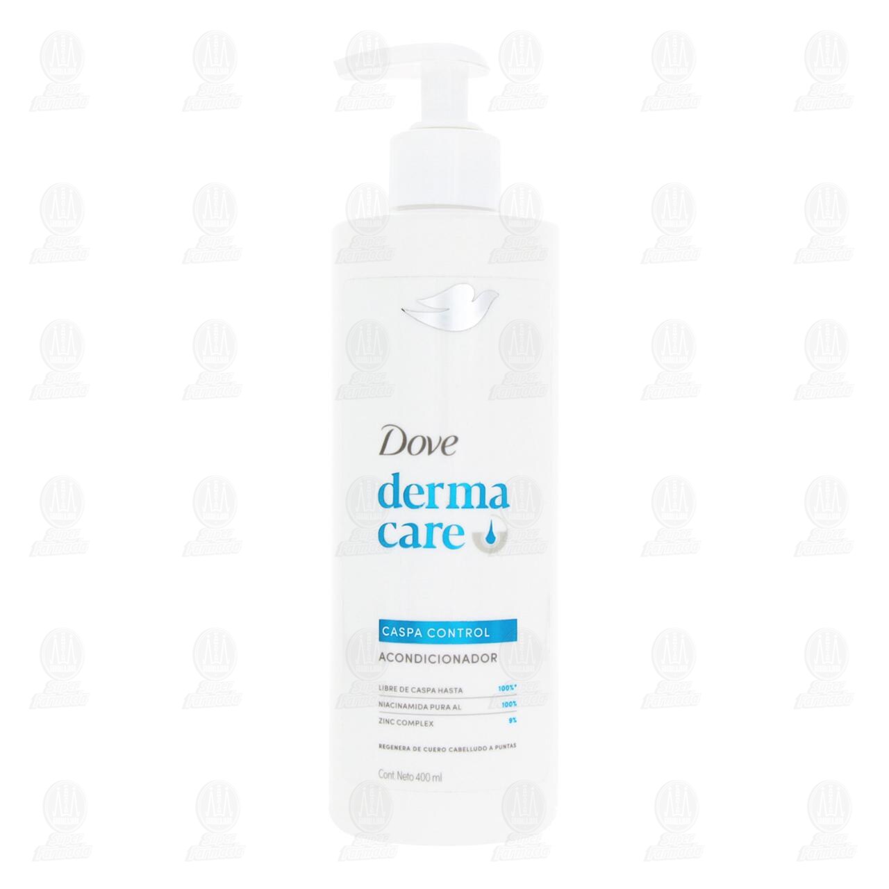 Acondicionador Dove Derma Care Caspa Control, 400 ml. image number 1