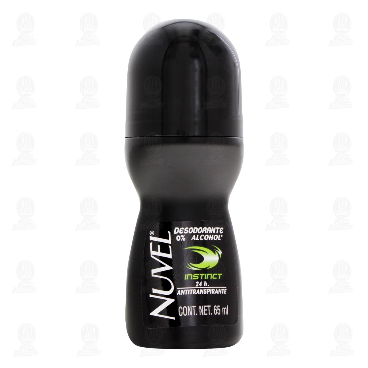 Imagen para Antitranspirante Nuvel Instinct en Roll-On, 65 ml.