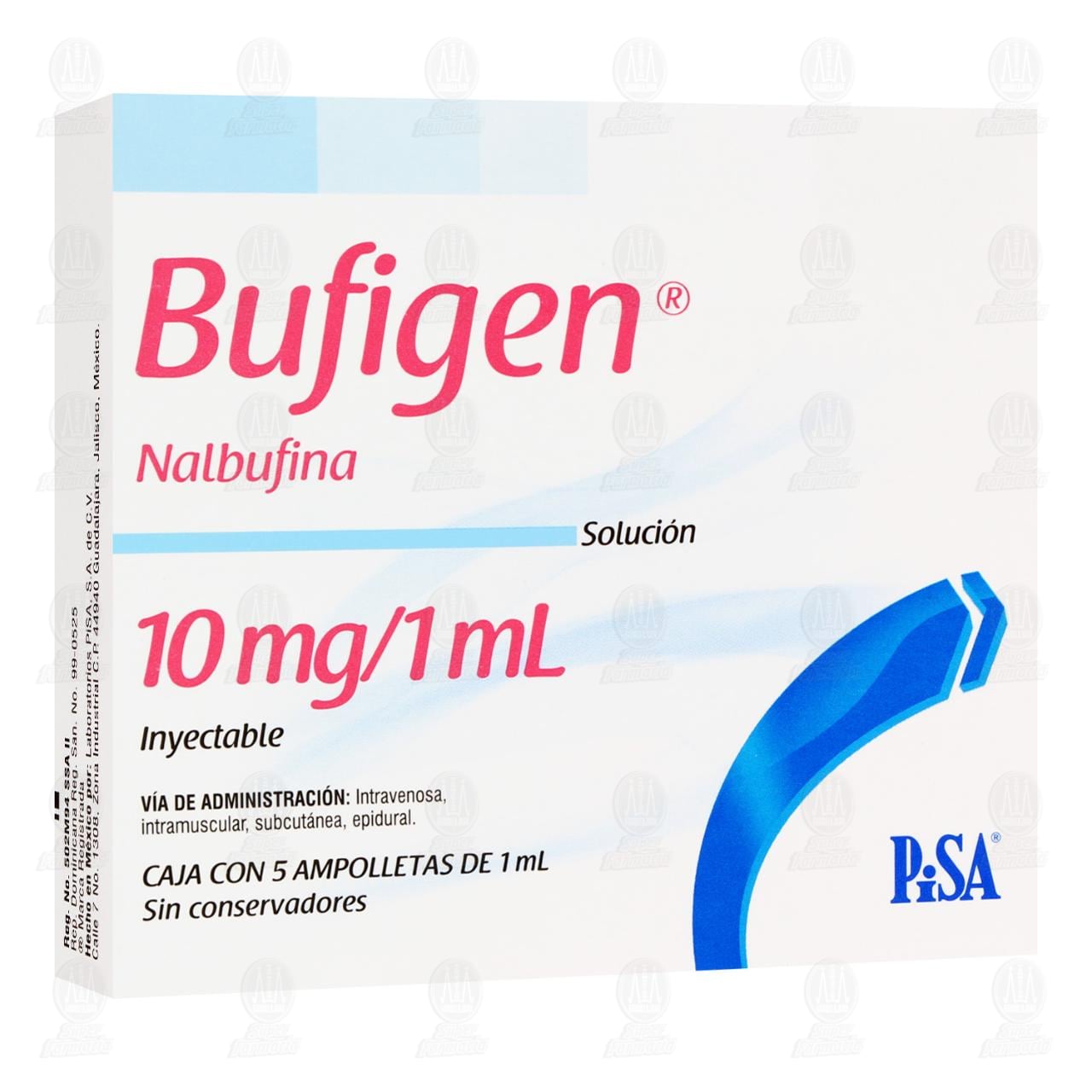 Bufigen 10mg/1ml Soluci&oacute;n Inyectable, 5 Ampolletas de 1 ml. image number 0