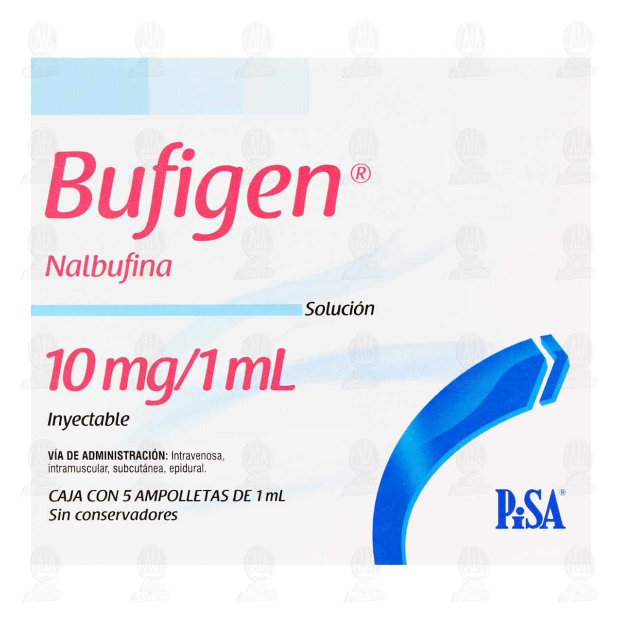 Bufigen 10mg/1ml Soluci&oacute;n Inyectable, 5 Ampolletas de 1 ml. image number 1