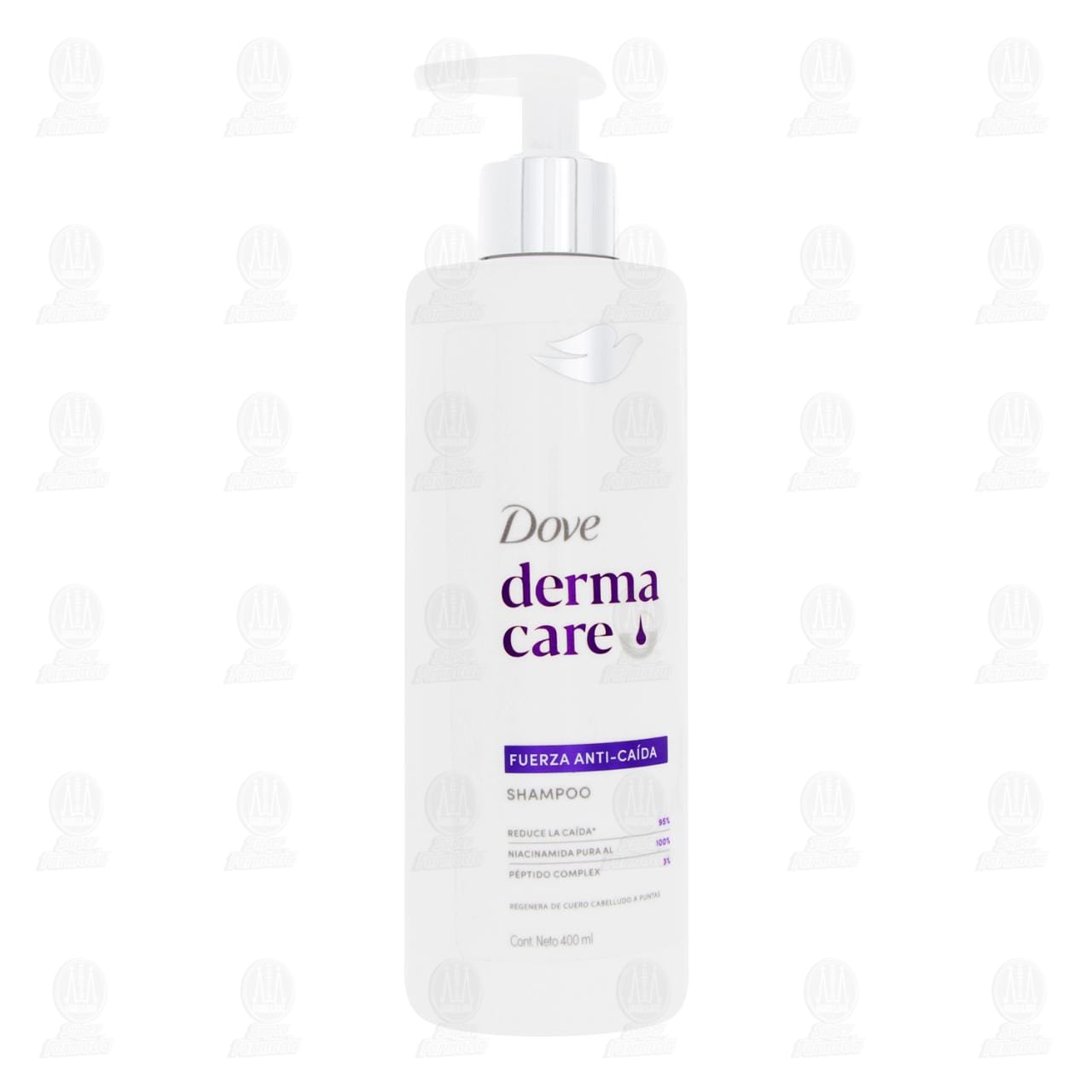 Shampoo Dove Derma Care Fuerza Anti-Ca&iacute;da, 400 ml. image number 0